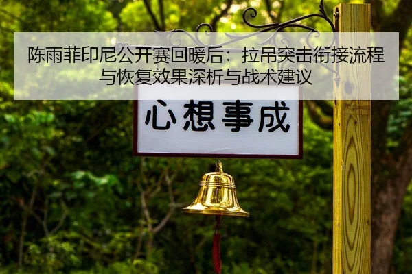陈雨菲印尼公开赛回暖后：拉吊突击衔接流程与恢复效果深析与战术建议